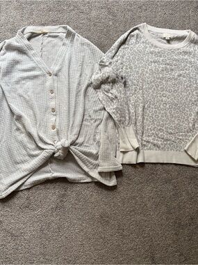 Women’s size large sweaters